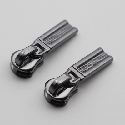 3#号金属拉头 铜牙火网格拉头 皮具拉头带片箱包金属拉头工厂现货