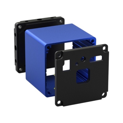 铝合金外壳安防监控CNC加工散热性能7075航空铝控制器盒挤压成型