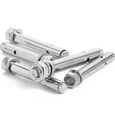 201不锈钢膨胀螺栓M6|m8|m10|m12|m16*60|80|100地板拉爆膨胀螺丝