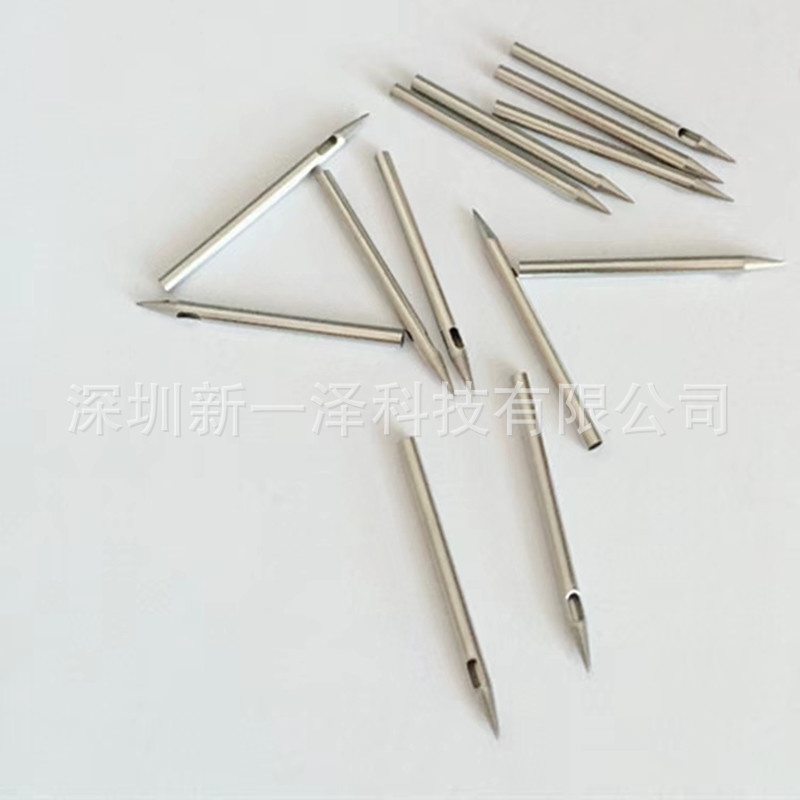 304316L不锈钢空心管切割缩尖打孔微孔激光切割焊接磨尖封圆头