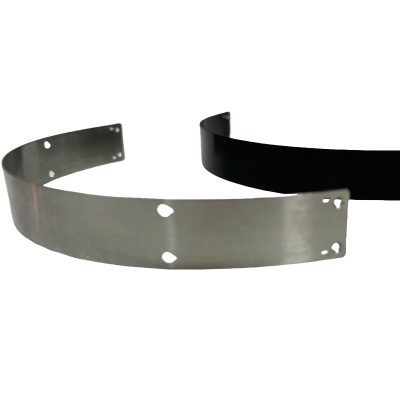 不锈钢镍钛合金记忆钢耳机钢条拉丝修边头梁五金冲压头戴耳机钢条