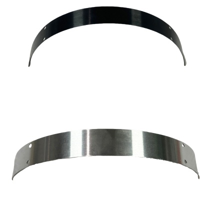 不锈钢镍钛合金记忆钢耳机钢条拉丝修边头梁五金冲压头戴耳机钢条