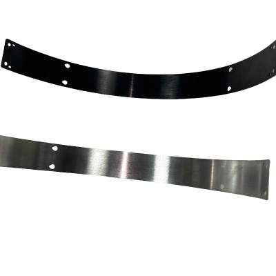 不锈钢镍钛合金记忆钢耳机钢条拉丝修边头梁五金冲压头戴耳机钢条