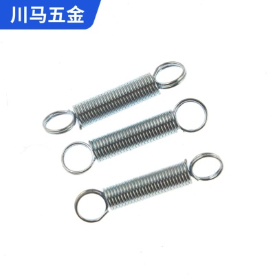 拉力弹簧电子电器拉力弹簧制加工五金不锈钢带钩拉簧支持定 制