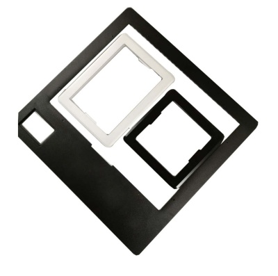 CNC零件加工定制中框面板工业电子设备外壳影音器功放面板框铣床