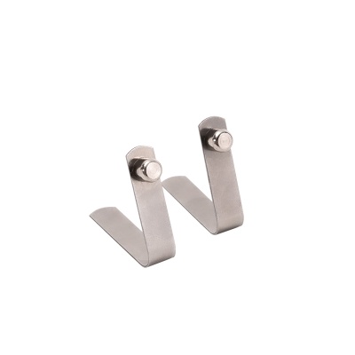 不锈钢锰钢镀镍镀锌弹片单头实心拐杖专用V型弹簧片  6x5x31mm